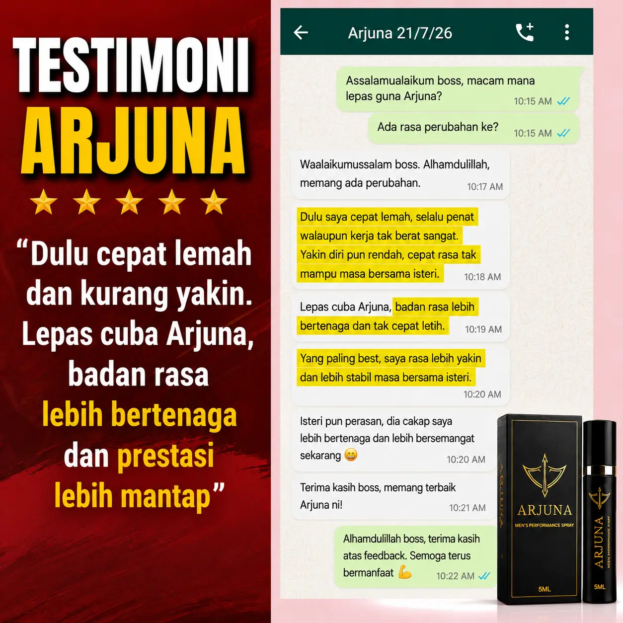 Testimoni Arjuna Faiz 36