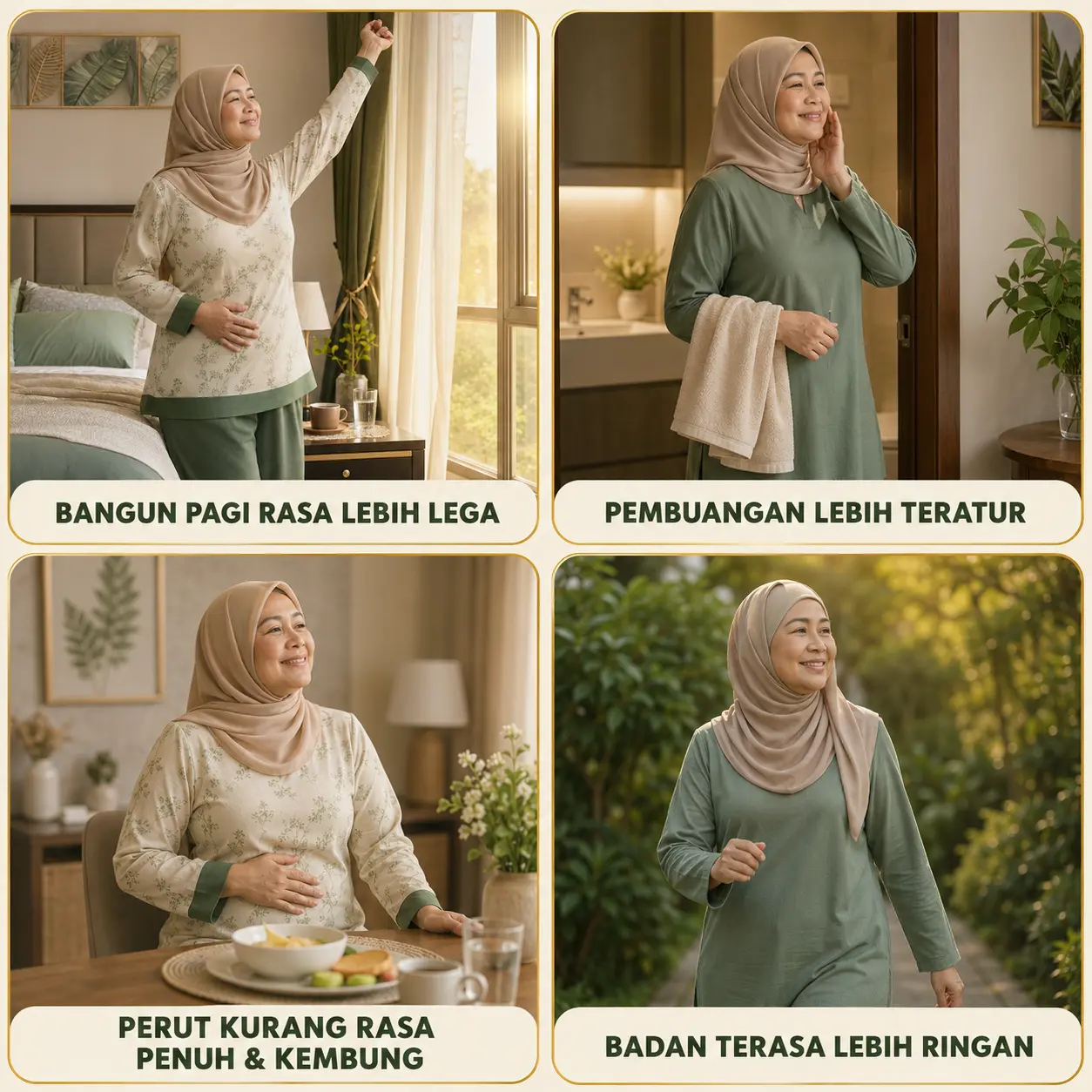 Rutin pagi yang lebih selesa