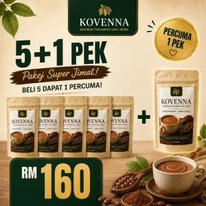5 Pek Kovenna Sanna+ Percuma 1 Pek Kovenna